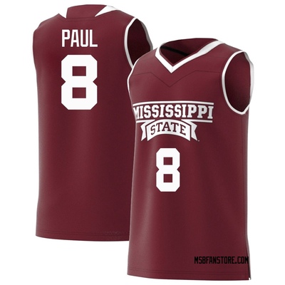 Men's Cameren Paul Mississippi State Bulldogs Replica Maroon Basketball Jersey