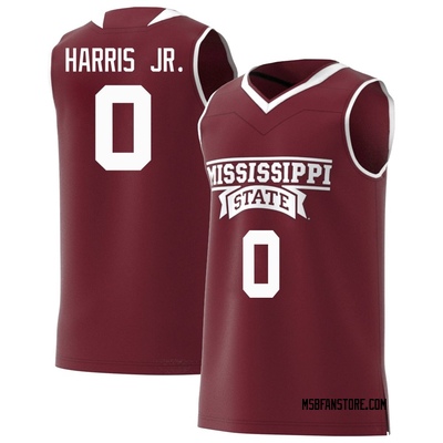 Men's Claudell Harris Jr. Mississippi State Bulldogs Replica Maroon Basketball Jersey