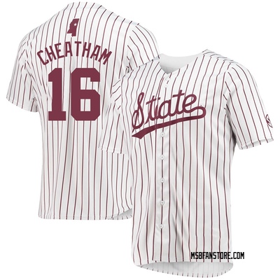 Men's Cole Cheatham Mississippi State Bulldogs Replica Baseball Jersey - White