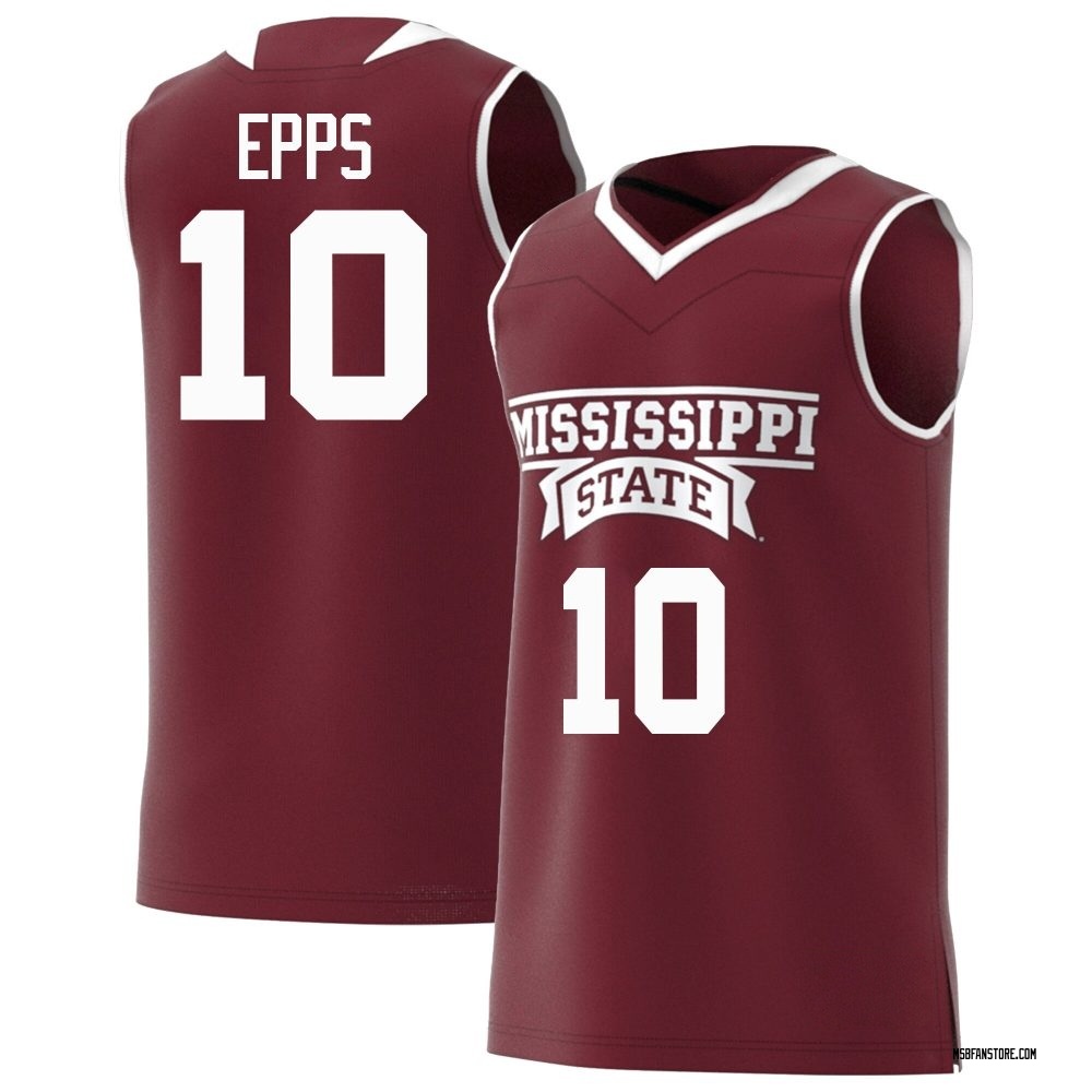 Men's Jayden Epps Mississippi State Bulldogs Replica Maroon Basketball Jersey