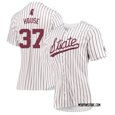 Women's Brett House Mississippi State Bulldogs Replica Baseball Jersey - White