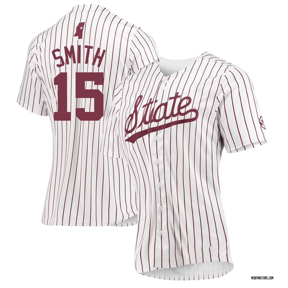 Women's Cade Smith Mississippi State Bulldogs Replica Baseball Jersey - White
