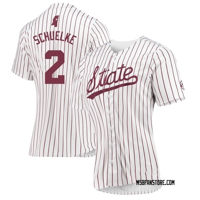 Women's Cam Schuelke Mississippi State Bulldogs Replica Baseball Jersey - White