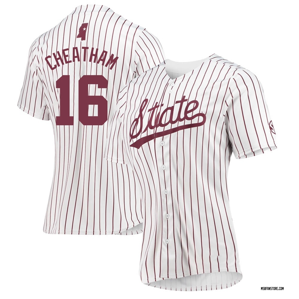 Women's Cole Cheatham Mississippi State Bulldogs Replica Baseball Jersey - White