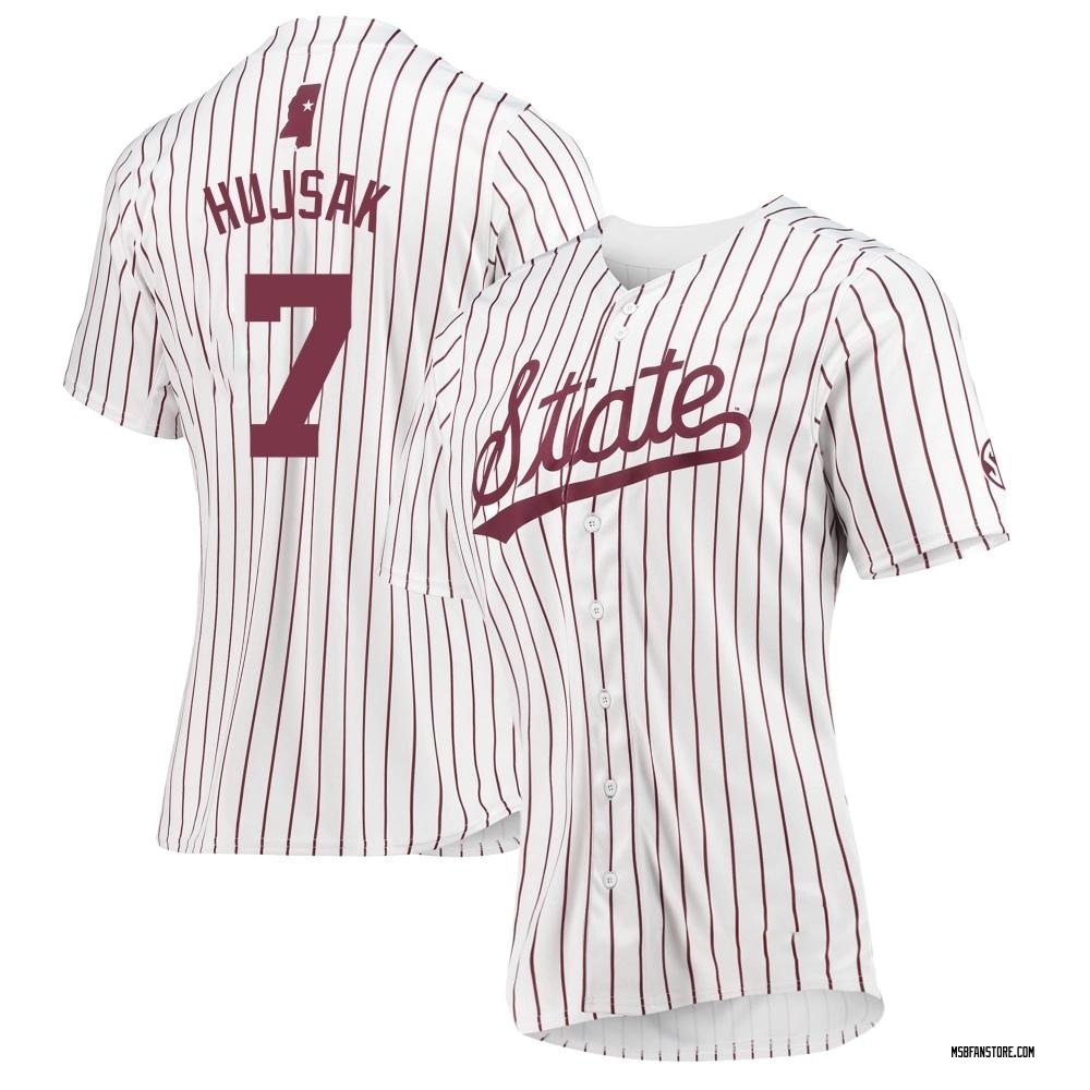 Women's Connor Hujsak Mississippi State Bulldogs Replica Baseball Jersey - White