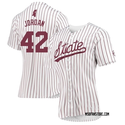 Women's Dakota Jordan Mississippi State Bulldogs Replica Baseball Jersey - White