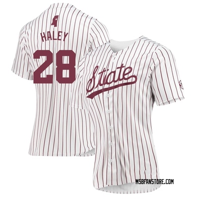 Women's Gage Haley Mississippi State Bulldogs Replica Baseball Jersey - White