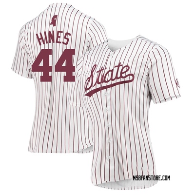 Women's Hunter Hines Mississippi State Bulldogs Replica Baseball Jersey - White