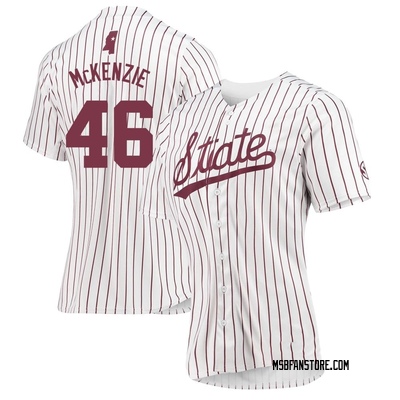 Women's Jackson McKenzie Mississippi State Bulldogs Replica Baseball Jersey - White