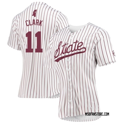 Women's Kellum Clark Mississippi State Bulldogs Replica Baseball Jersey - White