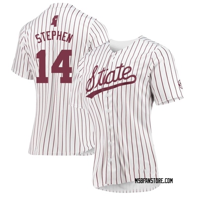 Women's Khal Stephen Mississippi State Bulldogs Replica Baseball Jersey - White