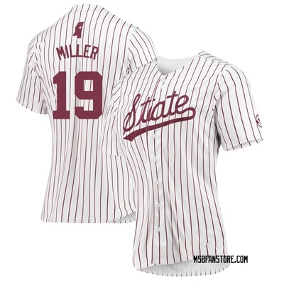 Women's Max Miller Mississippi State Bulldogs Replica Baseball Jersey - White