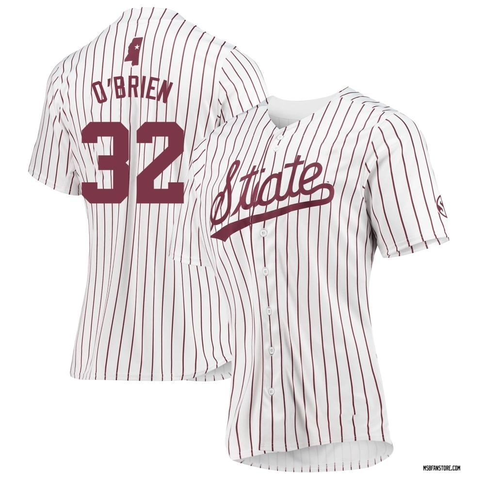 Women's Michael O'Brien Mississippi State Bulldogs Replica Baseball Jersey - White