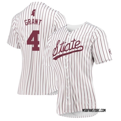 Women's Mikhai Grant Mississippi State Bulldogs Replica Baseball Jersey - White