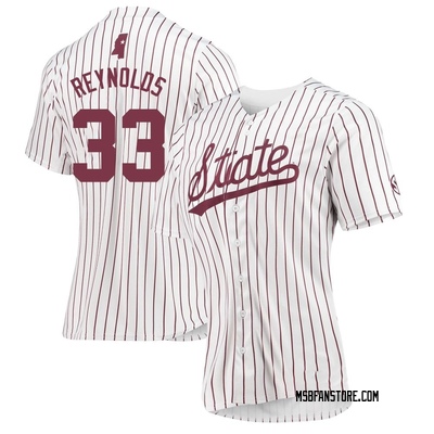 Women's Rives Reynolds Mississippi State Bulldogs Replica Baseball Jersey - White