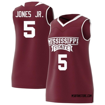 Women's Shawn Jones Jr. Mississippi State Bulldogs Replica Shawn Jones jr. Maroon Basketball Jersey