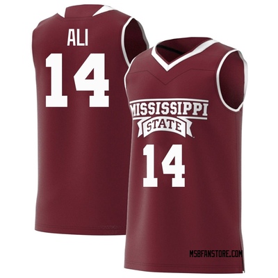 Youth Amier Ali Mississippi State Bulldogs Replica Maroon Basketball Jersey