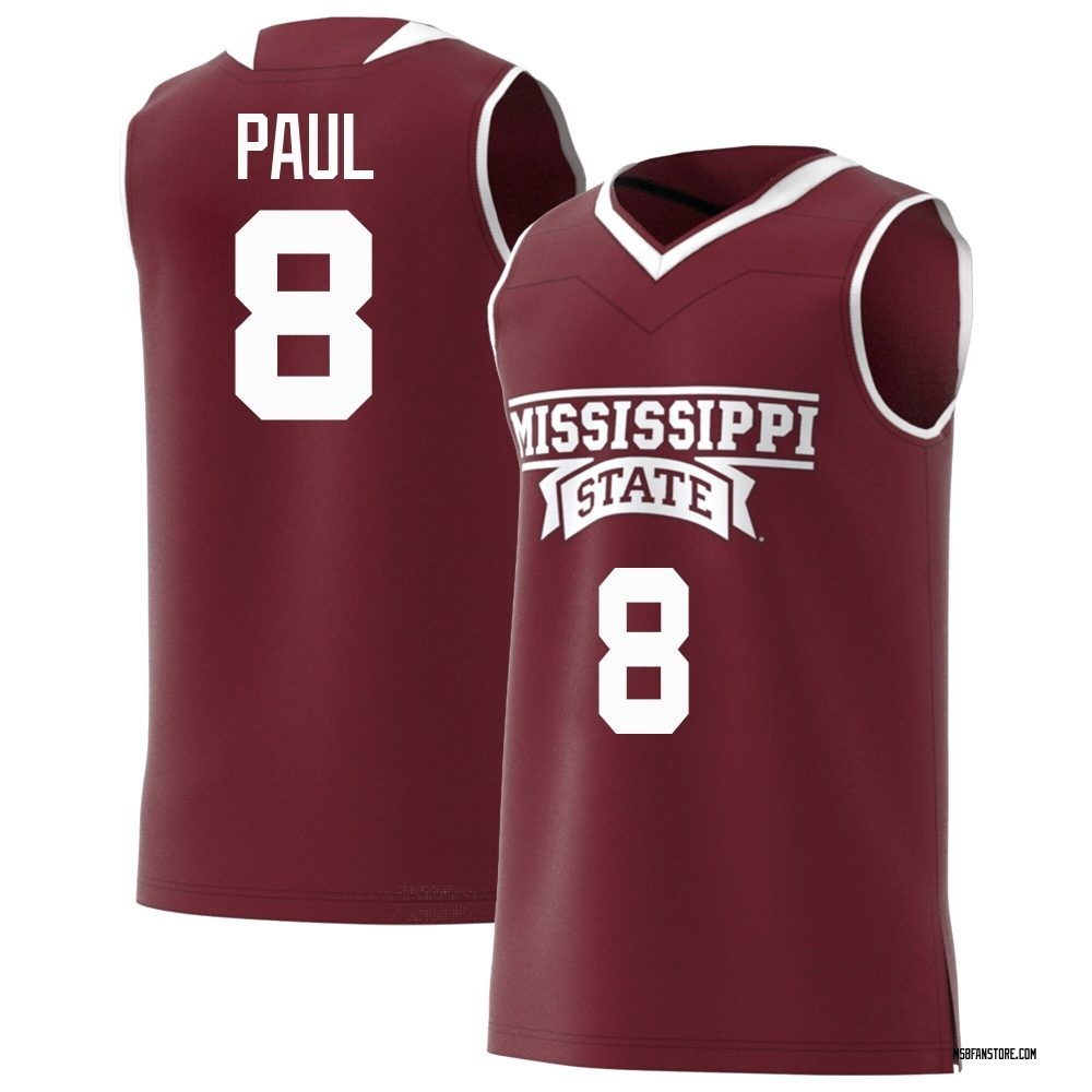 Youth Cameren Paul Mississippi State Bulldogs Replica Maroon Basketball Jersey