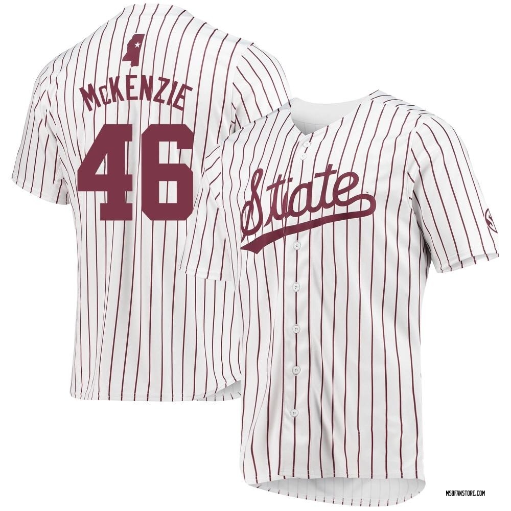 Youth Jackson McKenzie Mississippi State Bulldogs Replica Baseball Jersey - White