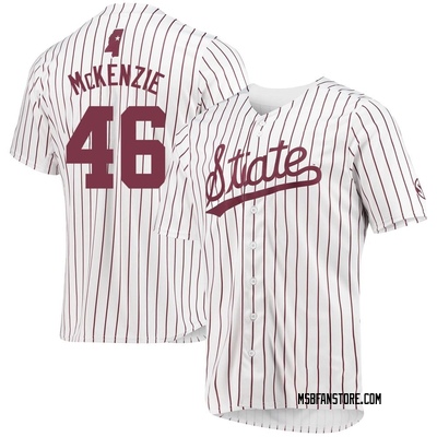 Youth Jackson McKenzie Mississippi State Bulldogs Replica Baseball Jersey - White