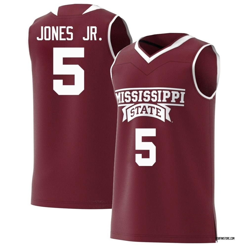 Youth Shawn Jones Jr. Mississippi State Bulldogs Replica Shawn Jones jr. Maroon Basketball Jersey